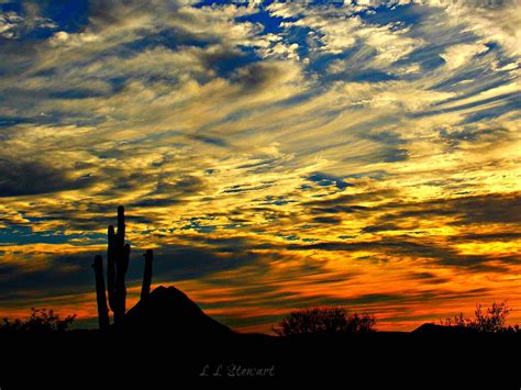 Another Gavilan Peak Sunset Photograph by L L Stewart - Fine Art America