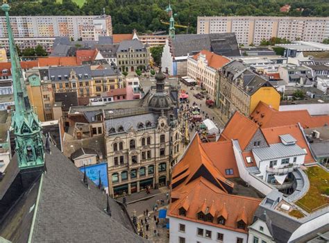 Zwickau Town Hall with Theatre Stock Image - Image of europa, aged ...