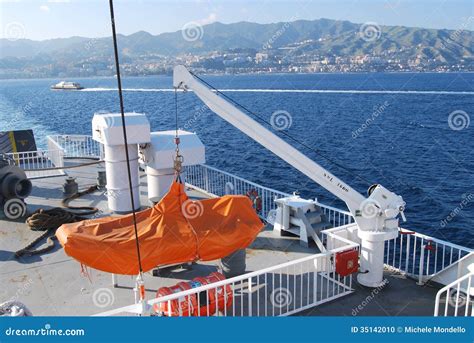 Messina Strait stock photo. Image of board, rescue, sicily - 35142010