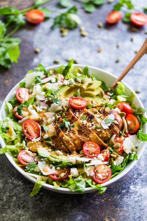 Mexican Chipotle Chicken Caesar Salad | Get Inspired Everyday! Healthy ...