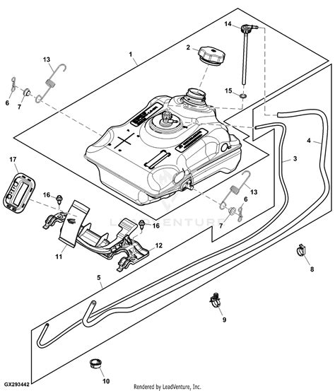 John Deere D110 Parts Diagram - Heat exchanger spare parts