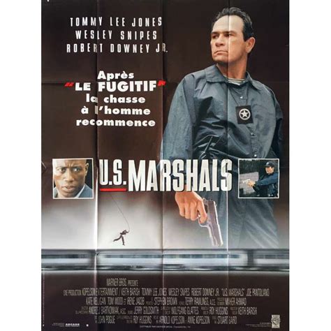 U.S. MARSHALS French Movie Poster - 47x63 in. - 1998