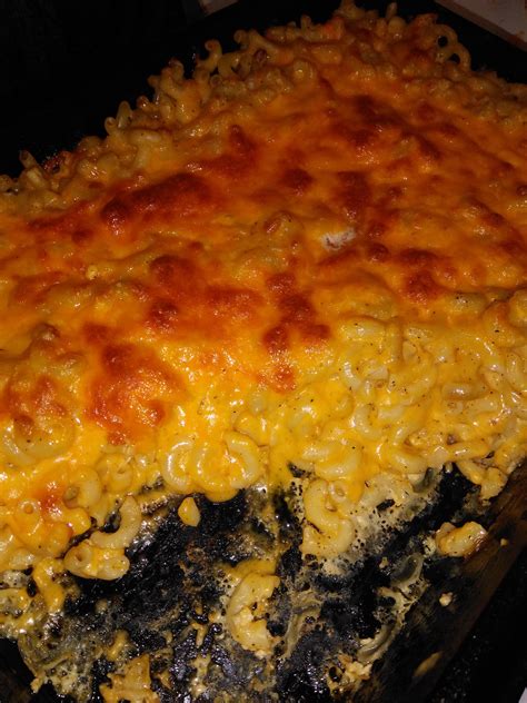 [Homemade] Old-fashioned Baked Southern Mac N Cheese : r/food