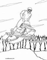 Snowmobile Coloring Pages  Home sketch template