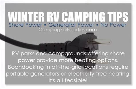 Winter RV Camping Tips To Keep You Going In Cold Weather