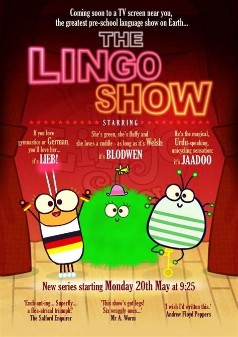 The Lingo Show is back for a brand new series on CBeebies! Featuring Lingo's buggy friend, Lieb ...