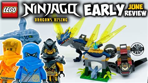 Nya and Arin's Baby Dragon Battle EARLY Review! LEGO Ninjago Dragons ...