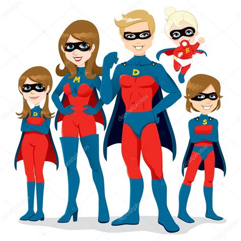 96 best ideas for coloring | Superhero Cartoon Family