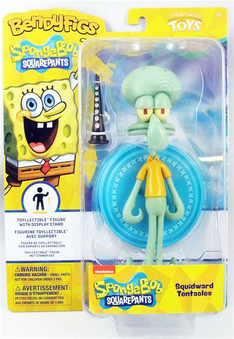 SpongeBob Squarepants - NobleToys bendy figure - Squidward Tentacles