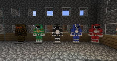 Power rangers minecraft!! Minecraft Texture Pack