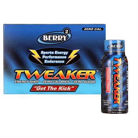 Tweaker Energy Shot, Berry, 2 fl oz, 12 count - Walmart.com