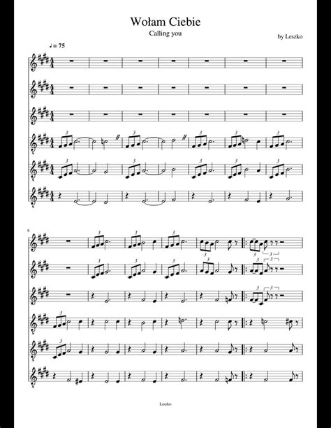 Calling you sheet music for Voice download free in PDF or MIDI