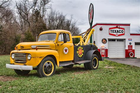 The Old Ford Tow Truck Photograph by Kristia Adams