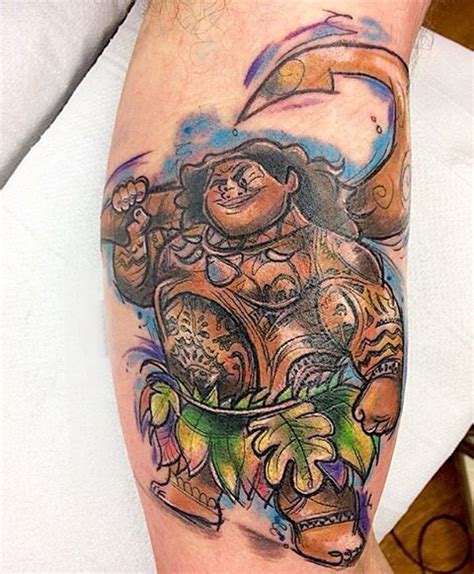 Disney Inspired Tattoos, Disney Tattoos, Moana Tattoos, Maui Tattoo ...