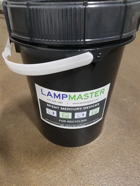 5 gal Mercury Device Recycling Kit - Lampmaster