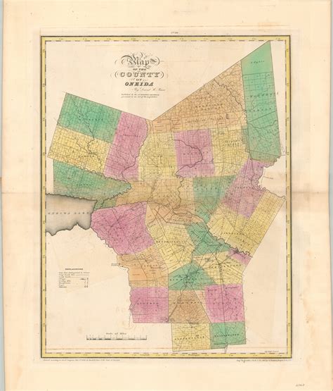 Map of the County of Oneida – Curtis Wright Maps