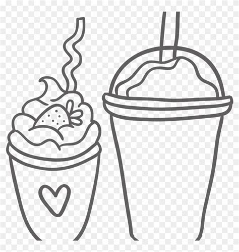 Drawn Milkshake Transparent - Easy To Draw Milkshake, HD Png Download - 1024x1024(#219132) - PngFind