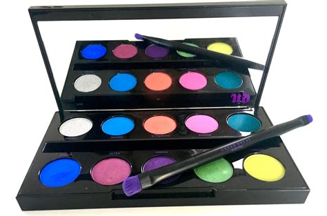 Urban Decay Electric Pressed Pigment Eyeshadow Palette Review Swatches - Makeup and Beauty Forever