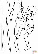 Climber Montagne Coloriage Coloring Template Sketch Page sketch template