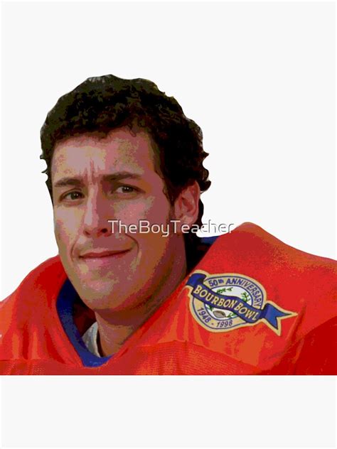 "bobby boucher the waterboy" Sticker for Sale by TheBoyTeacher | Redbubble