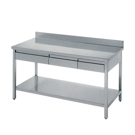 Stainless Steel Industry Kitchen Work Table Drawers/work Bench Table ...