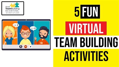 5 Zoom, Virtual, or Team Building Activities: [IDEAS FOR VIRTUAL OR REMOTE TEAMS] - YouTube