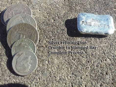 Refining, Smelting & Stamping Silver [Complete Process] - YouTube