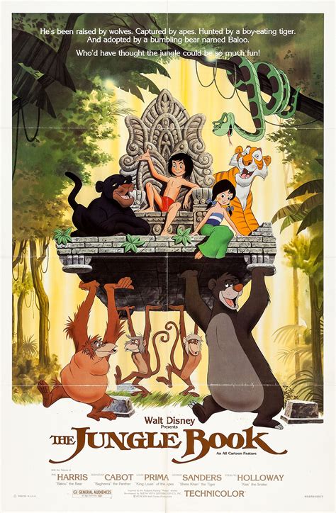 Image - The Jungle Book 1967 Poster 02.jpg | Disney Wiki | FANDOM ...