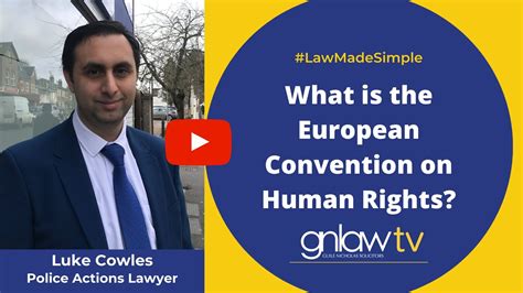 What is the European Convention on Human Rights? - YouTube