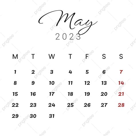 May 2023 Calendar In Organic Minimalist Style, May 2023, Mei 2023, May ...