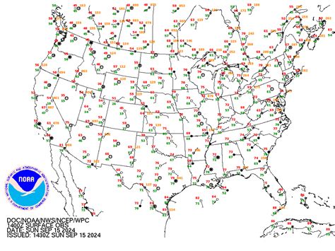 Surface Maps | Mountain Weather