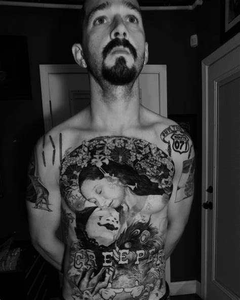 Shia LaBeouf got a full torso tattoo for a new role | iNKPPL | Tatuajes ...