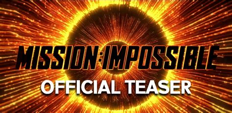 Mission: Impossible 7 teaser trailer - Insane stunts