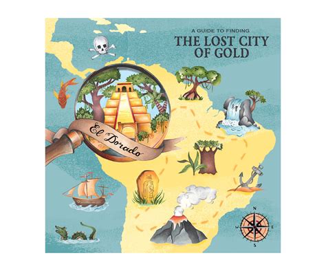 The Lost City of Gold - Illustrated Map — Nyassa Hinde Illustration