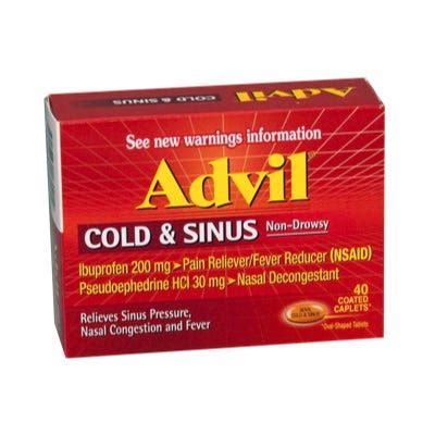 School Health Aleve Cold and Sinus 20/Box