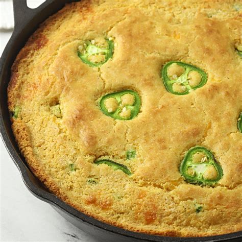 Jalapeño Cheddar Cornbread - The Toasty Kitchen