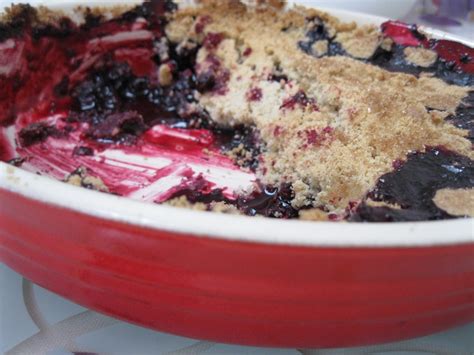 Family Square Meals: Jewelled Blackcurrant Crumble