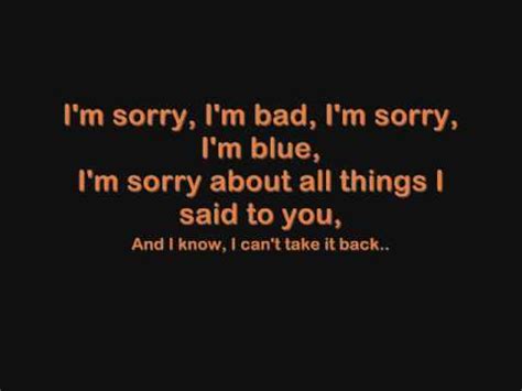 Buckcherry - Sorry (music w/ lyrics) - YouTube