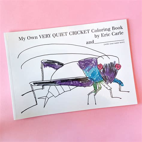 My Own Very Quiet Cricket Coloring Book By Eric Carle – Collage Collage