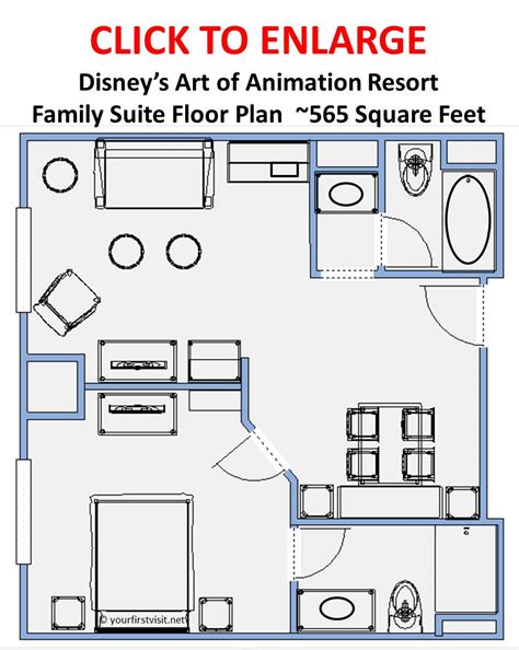 Cars Family Suite Layout