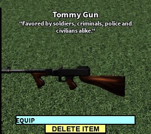 Tommy Gun | ROBLOX Craftwars Wikia | Fandom