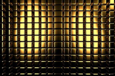 Premium Photo | Golden metallic grid background