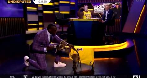 Shannon Sharpe Brings Real Goat On Set To Troll Skip Bayless, Celebrate ...