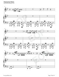 One Last Time-Hamilton OST- Free Piano Sheet Music & Piano Chords