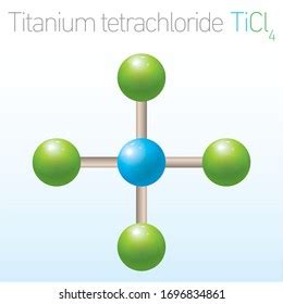 Titanium Tetrachloride Ticl4 Structural Chemical Formula Stock Vector (Royalty Free) 1696834861 ...