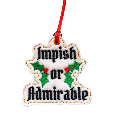 Impish or Admirable Ornament - The Little Nest