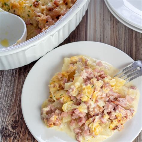 Ham and Potato Casserole - Bake It With Love