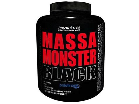 Hipercalórico Massa Monster Black Baunilha 3kg Probiótica - Suplemento ...