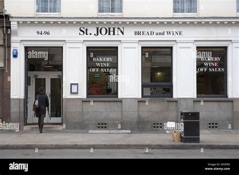 St John Bread and Wine Restaurant Spitalfields London England UK Stock ...