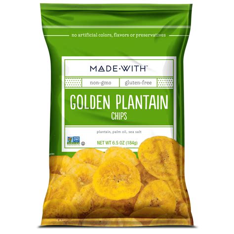 Golden Plantain Chips - MadeWith Foods